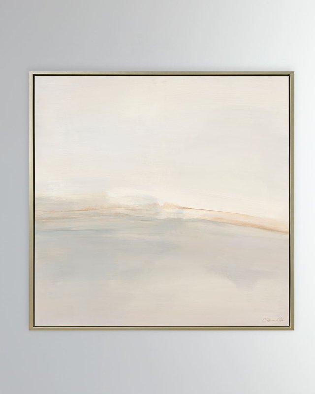 "Endless Horizon" Hand-Embellished Giclee on Canvas by Carol Benson-Cobb, 31.5" Square